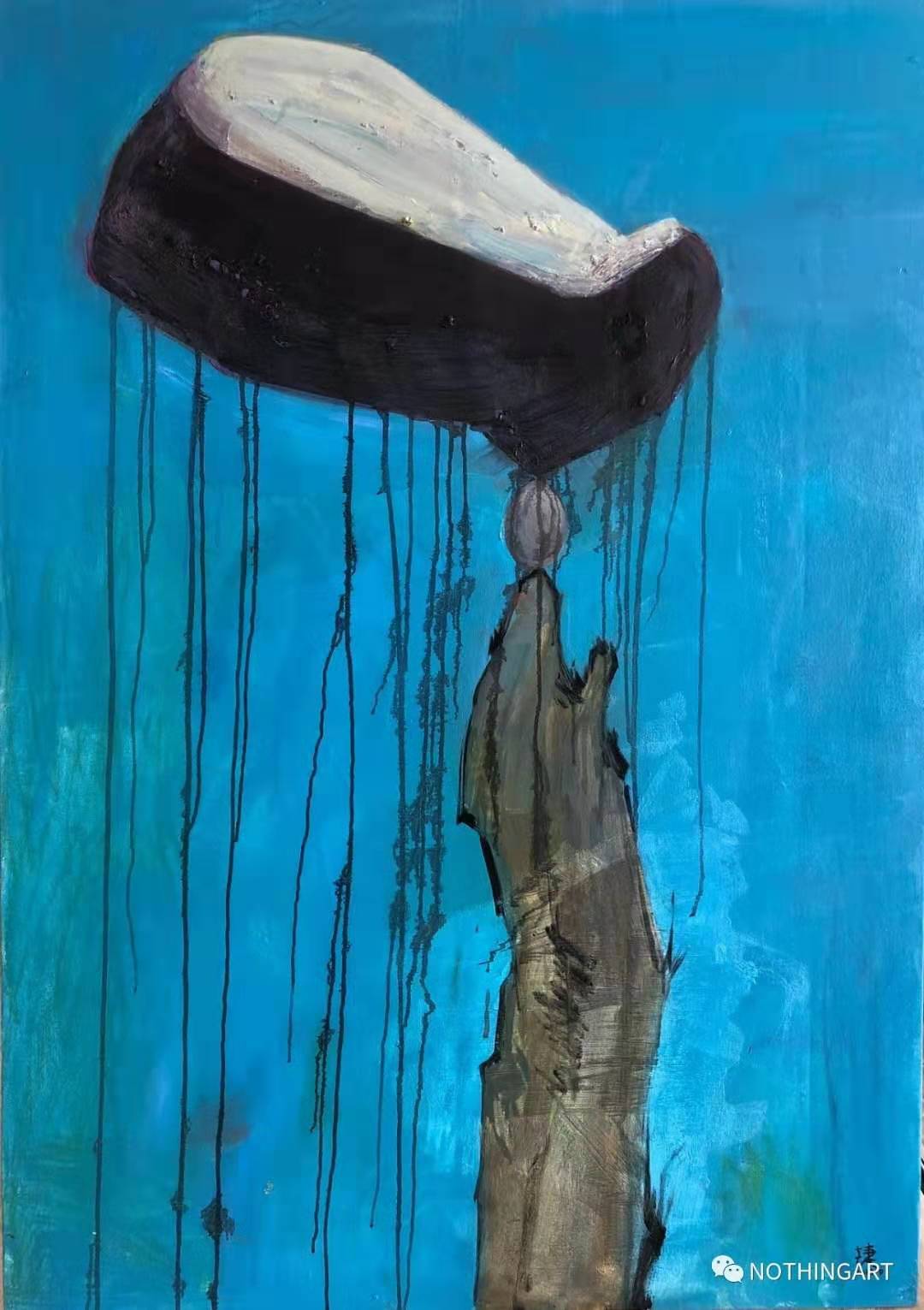 Dr. Jie Li-Elbrächter; Balance; oil on canvas
